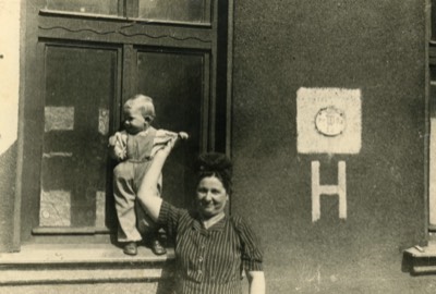  My mother and me. Liberec, Czechoslovakia 