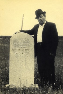  Grandphther Ben Zion's grave with R' Visel, In Ungvar, Hungary  