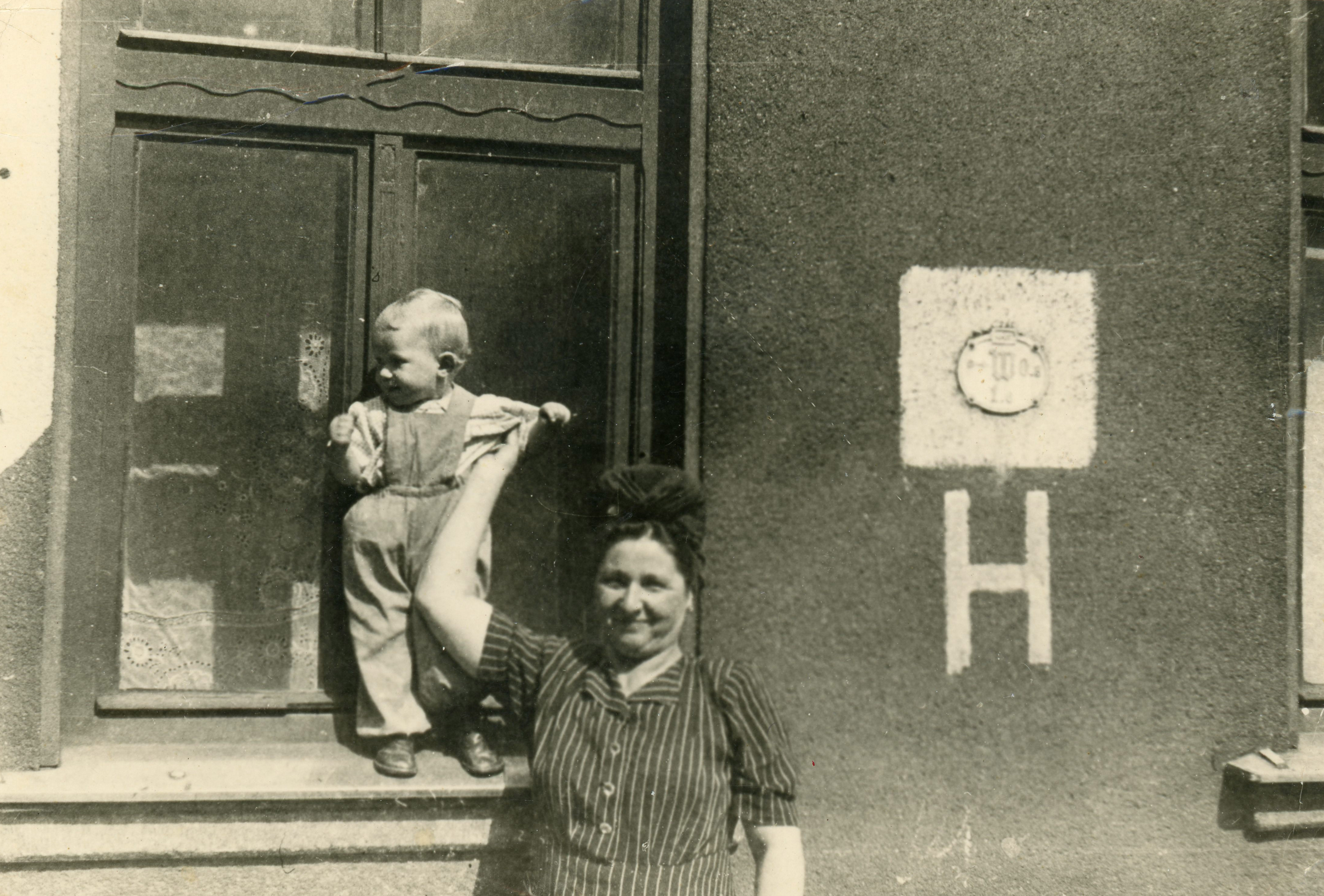  My mother and me. Liberec, Czechoslovakia 