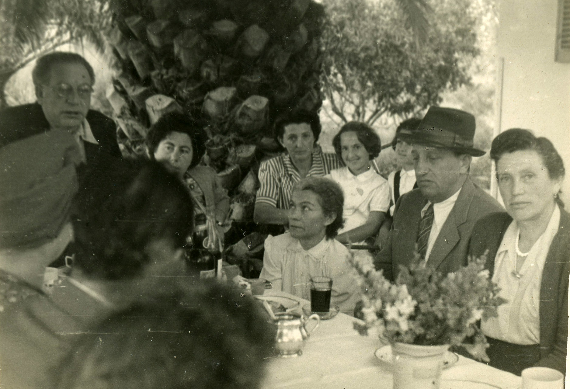  (on left) Dr. Richard Straus the originator of Straus Daiiry.  