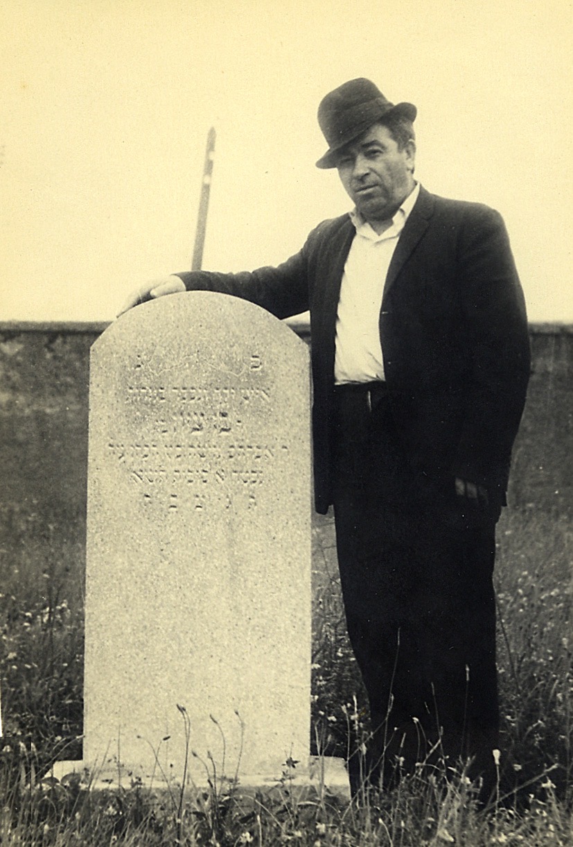  Grandphther Ben Zion's grave with R' Visel, In Ungvar, Hungary  